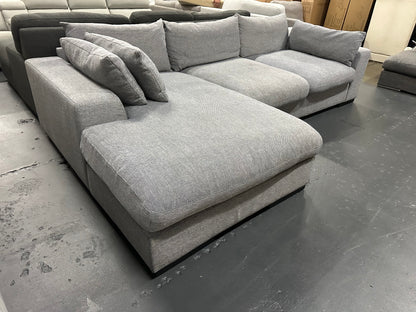 🔥 PREMIUM L SHAPE SOFA – AS NEW CONDITION! PROFESSIONALLY STEAM CLEANED FEATHER FILLED CUSHIONS🔥