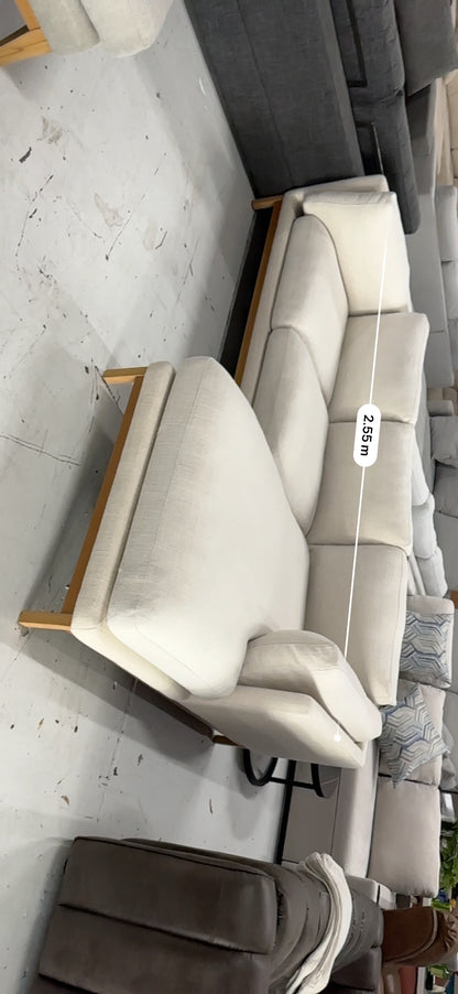 High Quality Fabric Sofa (Pre-Owned) All cushions removable and machine washable!