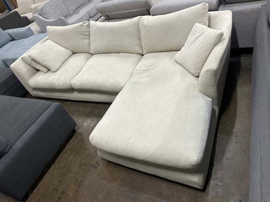 Beautiful cream color super comfy couch. All cushion covers removable