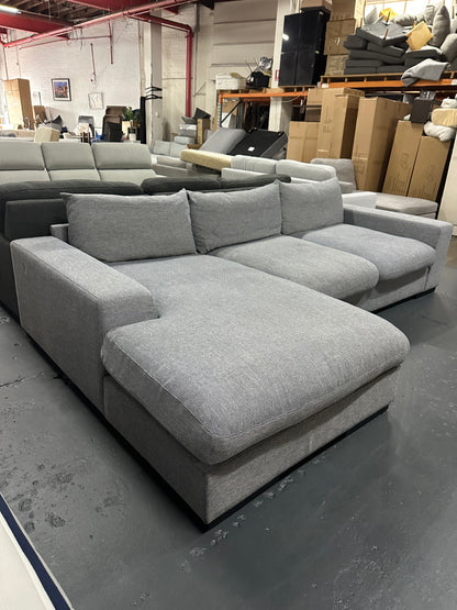 🔥 PREMIUM L SHAPE SOFA – AS NEW CONDITION! PROFESSIONALLY STEAM CLEANED FEATHER FILLED CUSHIONS🔥