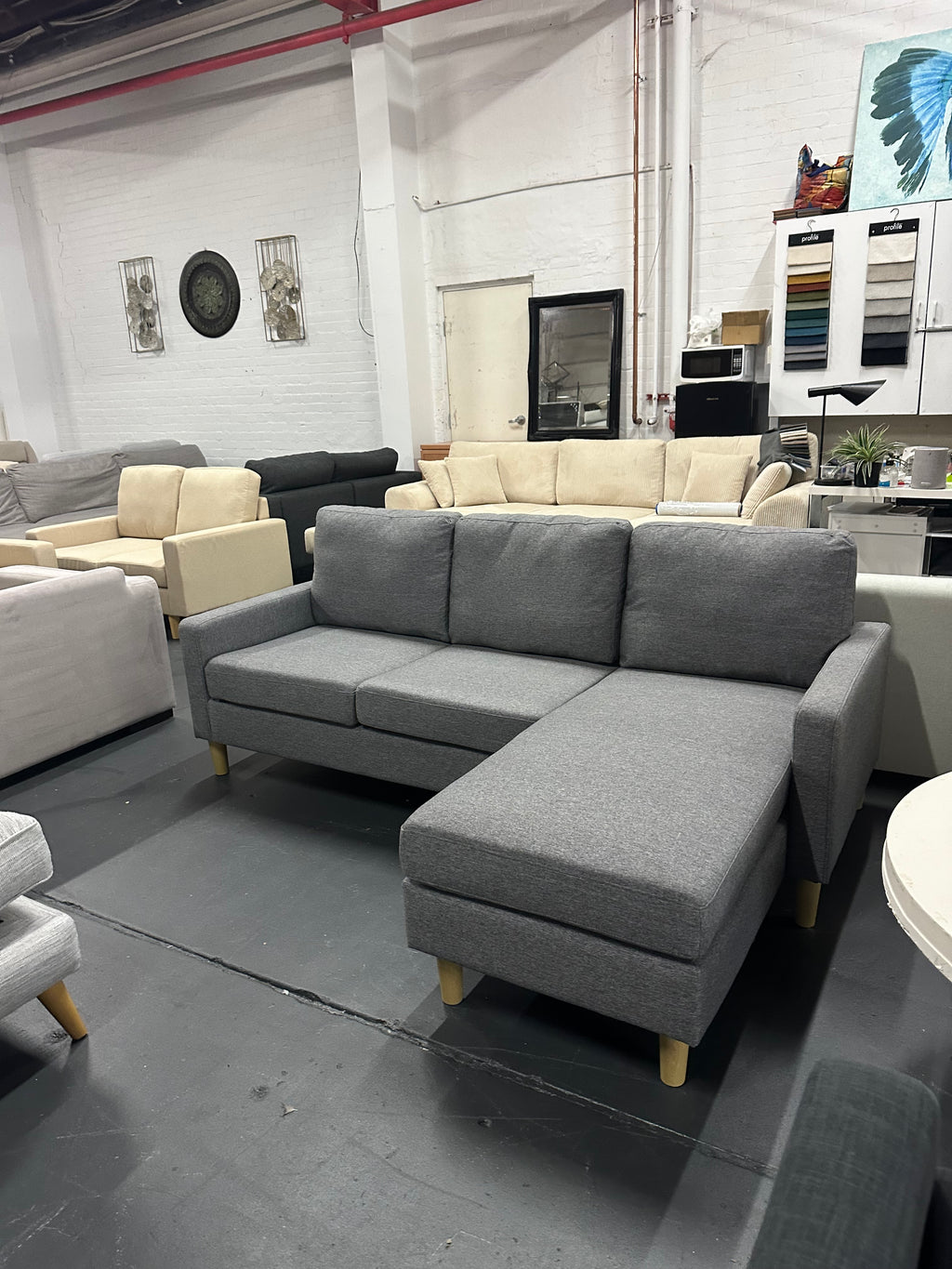 🩶 BRAND NEW REVERSIBLE L SHAPE SOFA 🩶