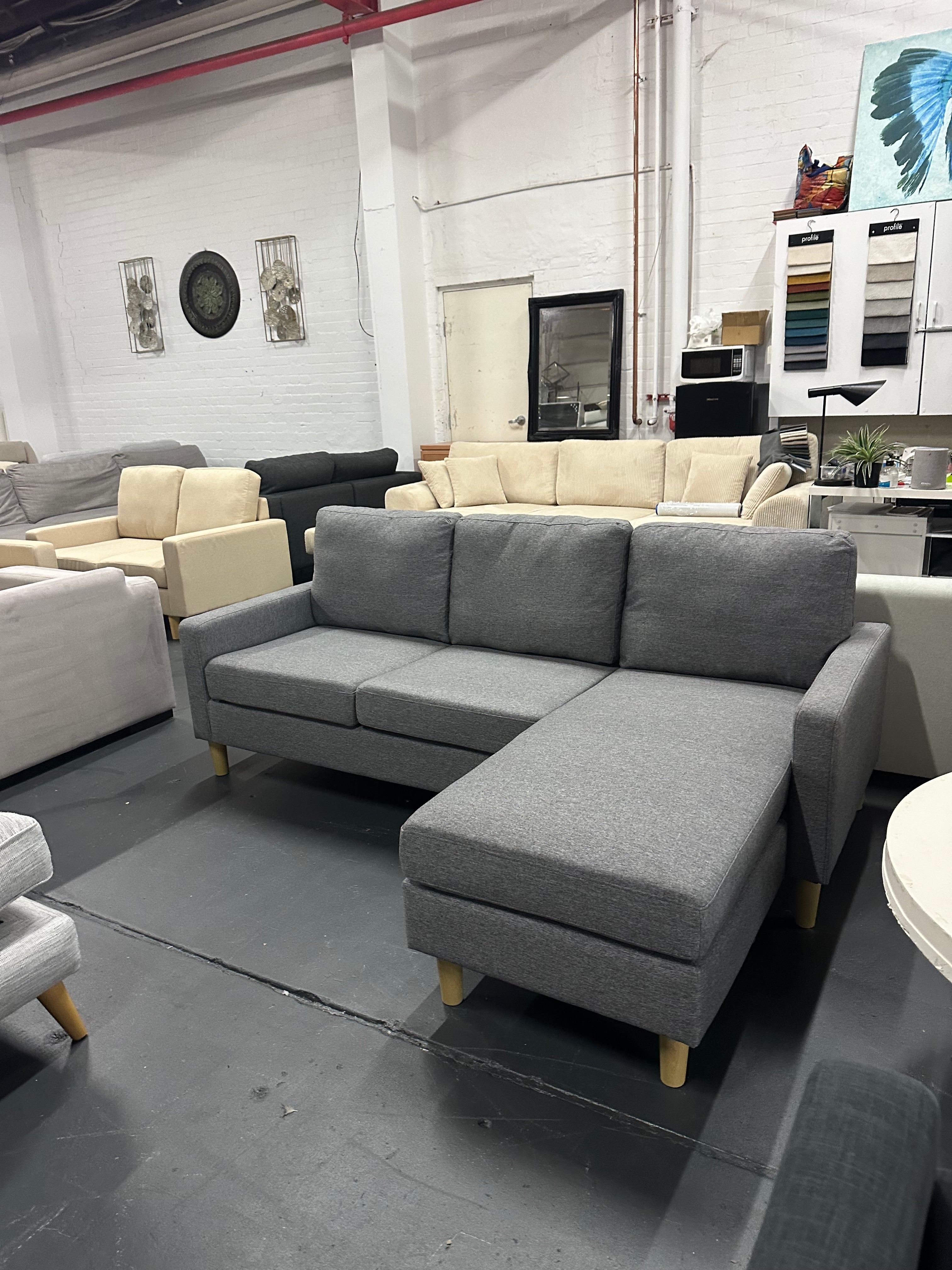 🩶 BRAND NEW REVERSIBLE L SHAPE SOFA 🩶
