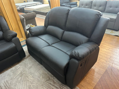 6 Seater Leather Recliner Set