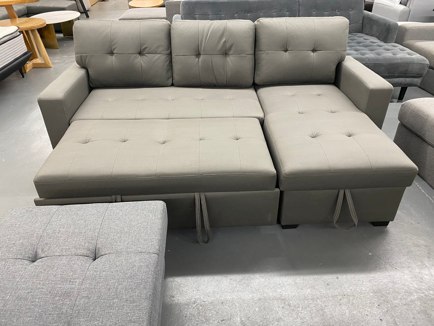 Lisa Sofa Bed with Storage (Dark Grey)