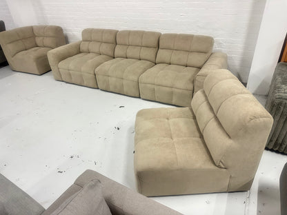Oslo Luxe Modular Sofa. 5 Separate pieces allow any combination suitable for your room layout
