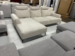 Big L shape sofa with adjustable Drop back (Pre-Owned) perfect as new condition
