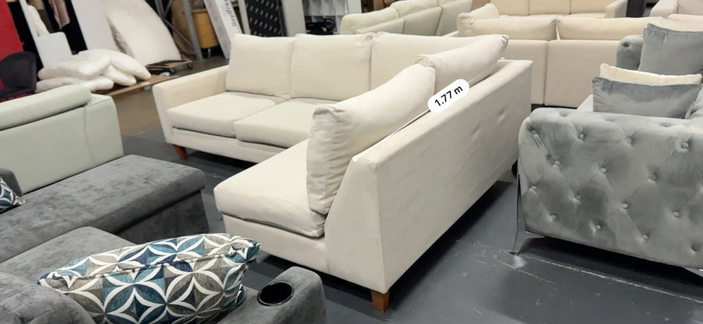 🔥 Lounge Lovers Harriet Modular Sofa + Matching Ottoman – As New! 🔥