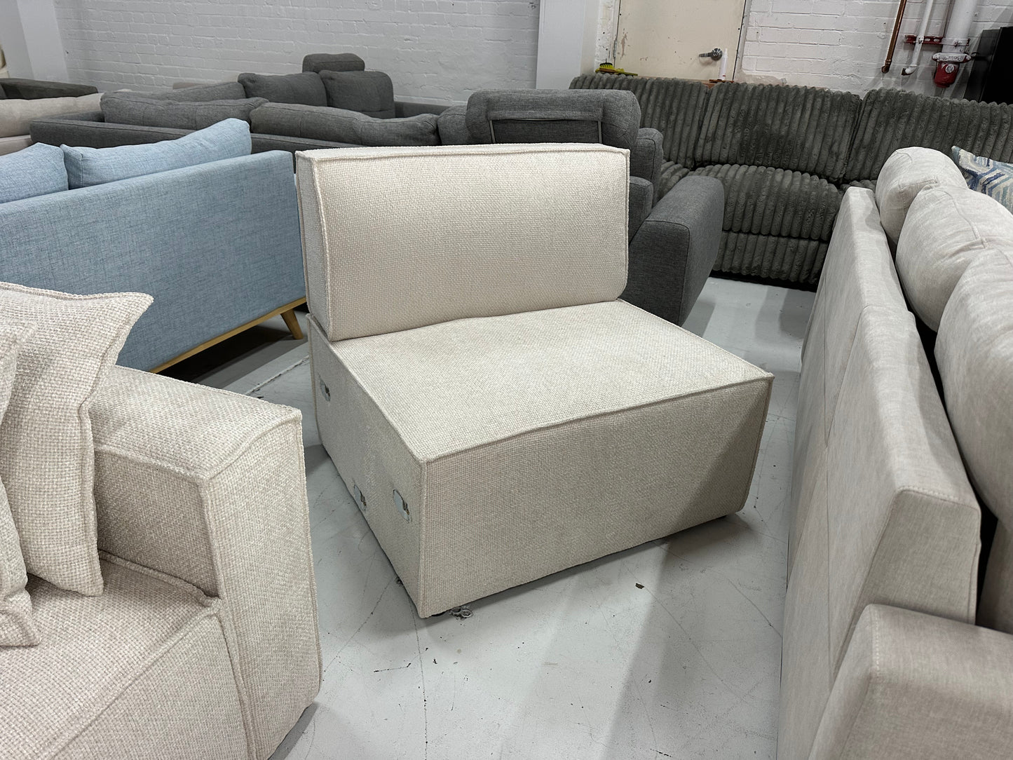 Amelia L Shape Sofa. Reversible chaise.