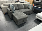 Lisa Sofa Bed, Dark grey/ Charcoal color