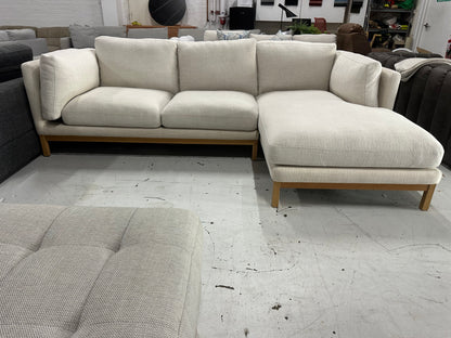 High Quality Fabric Sofa (Pre-Owned) All cushions removable and machine washable!