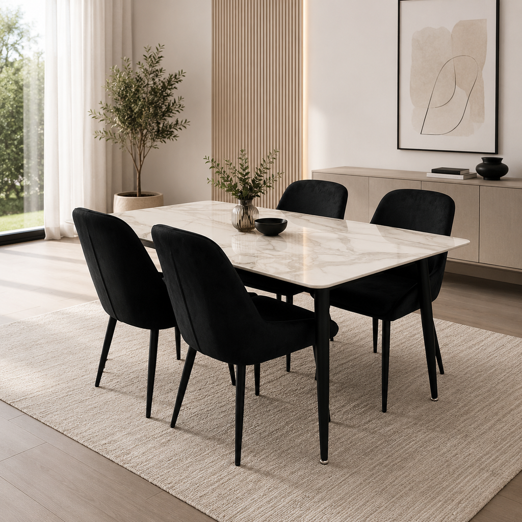 Stone Top Dining Table