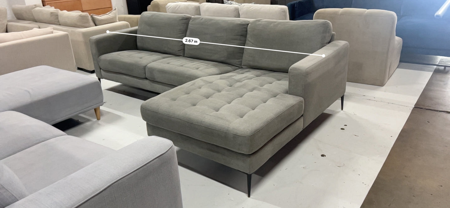 Large L-Shape Sofa (Pre-Owned) Fantastic Furniture professionally cleaned