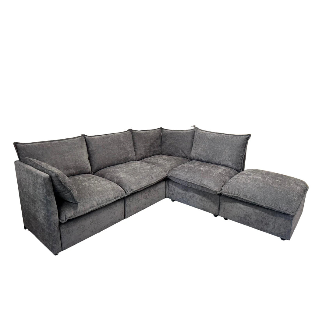 🛋️ Modular Cloud Style L shape Sofa – Fully Customisable Layout | Washable Covers