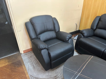 6 Seater Leather Recliner Set