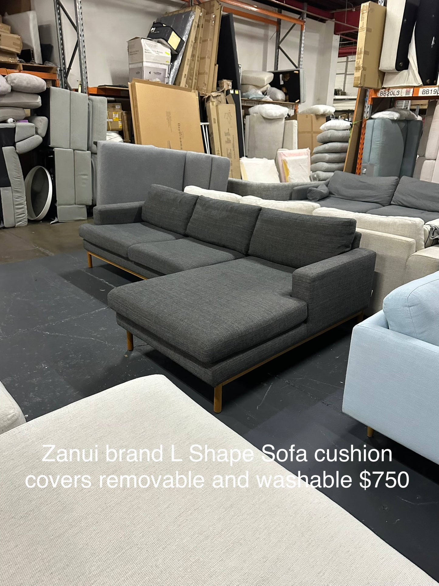 🔥 ZANUI DESIGNER L SHAPE SOFA 🔥