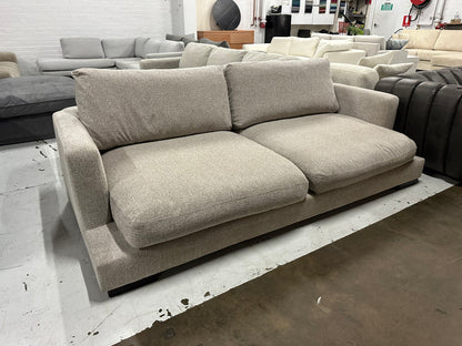 Massive deep seats 2.5 - 3 seater sofa. Feather filled cushions. Removable washable covers