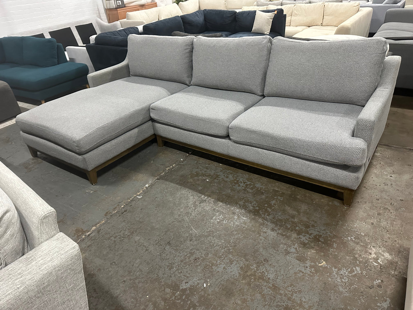 Large L-Shape Sofa Pre-Owned) Koala Living professionally cleaned