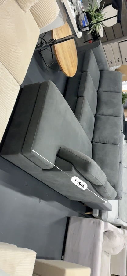🩶 MASSIVE DESIGNER L SHAPE SOFA 🩶
