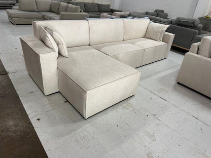 Amelia L Shape Sofa. Reversible chaise.