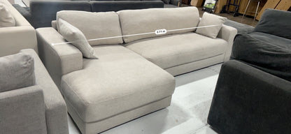 High Quality Fabric Sofa (Pre-Owned) feather filled back such is on for ultimate comfort.