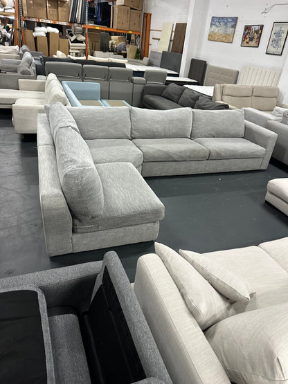 🔥 Massive Plush L-Shape Sofa! Ready to Go now!