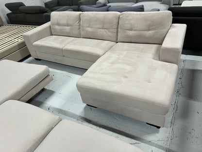High Quality Fabric Sofa (Pre-Owned) All cushions attached and don’t move for ultimate comfort.