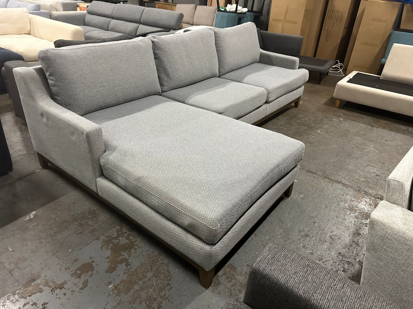 Large L-Shape Sofa Pre-Owned) Koala Living professionally cleaned