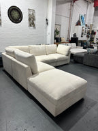 L Shape Wonda Modular Sofa – Cream