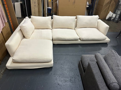 Lounge Lovers Long Island Modular Sofa – Premium Cream Linen

✨ Luxury, comfort and practicality all in one sofa!