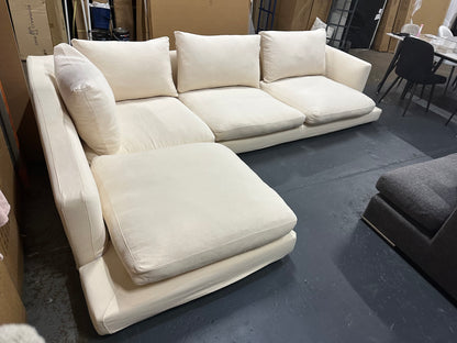 Lounge Lovers Long Island Modular Sofa – Premium Cream Linen

✨ Luxury, comfort and practicality all in one sofa!