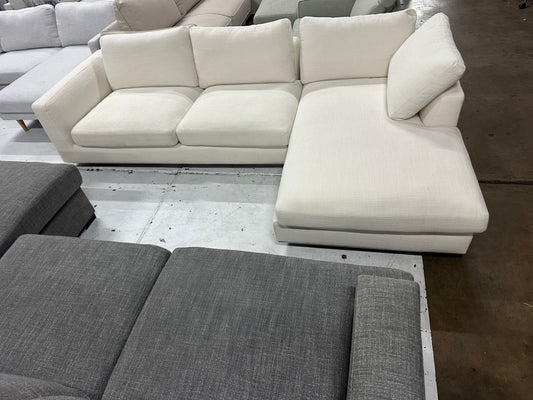 High Quality Fabric Sofa (Pre-Owned) All cushions removable and machine washable! Brand Castelry