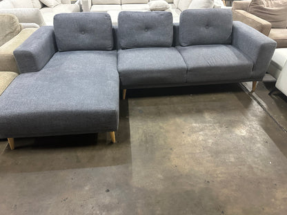 Large comfortable Focus on L shape sofa. As new condition professionally cleaned