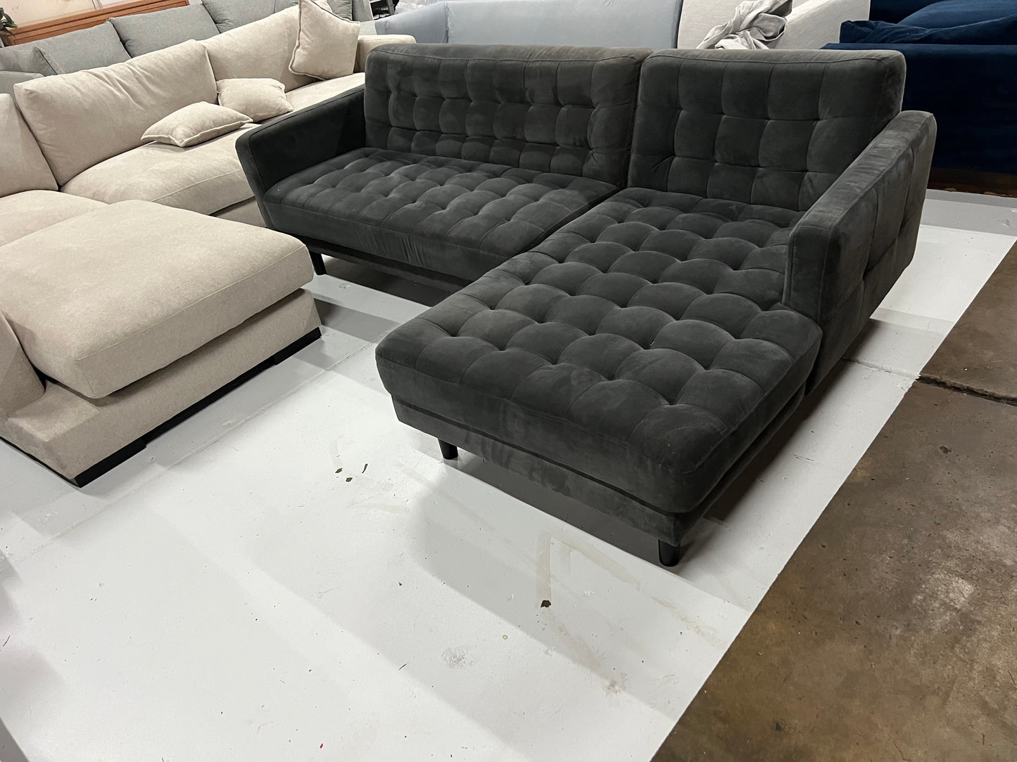 Stylish Lounge Lovers chaise L shape Fabric Sofa