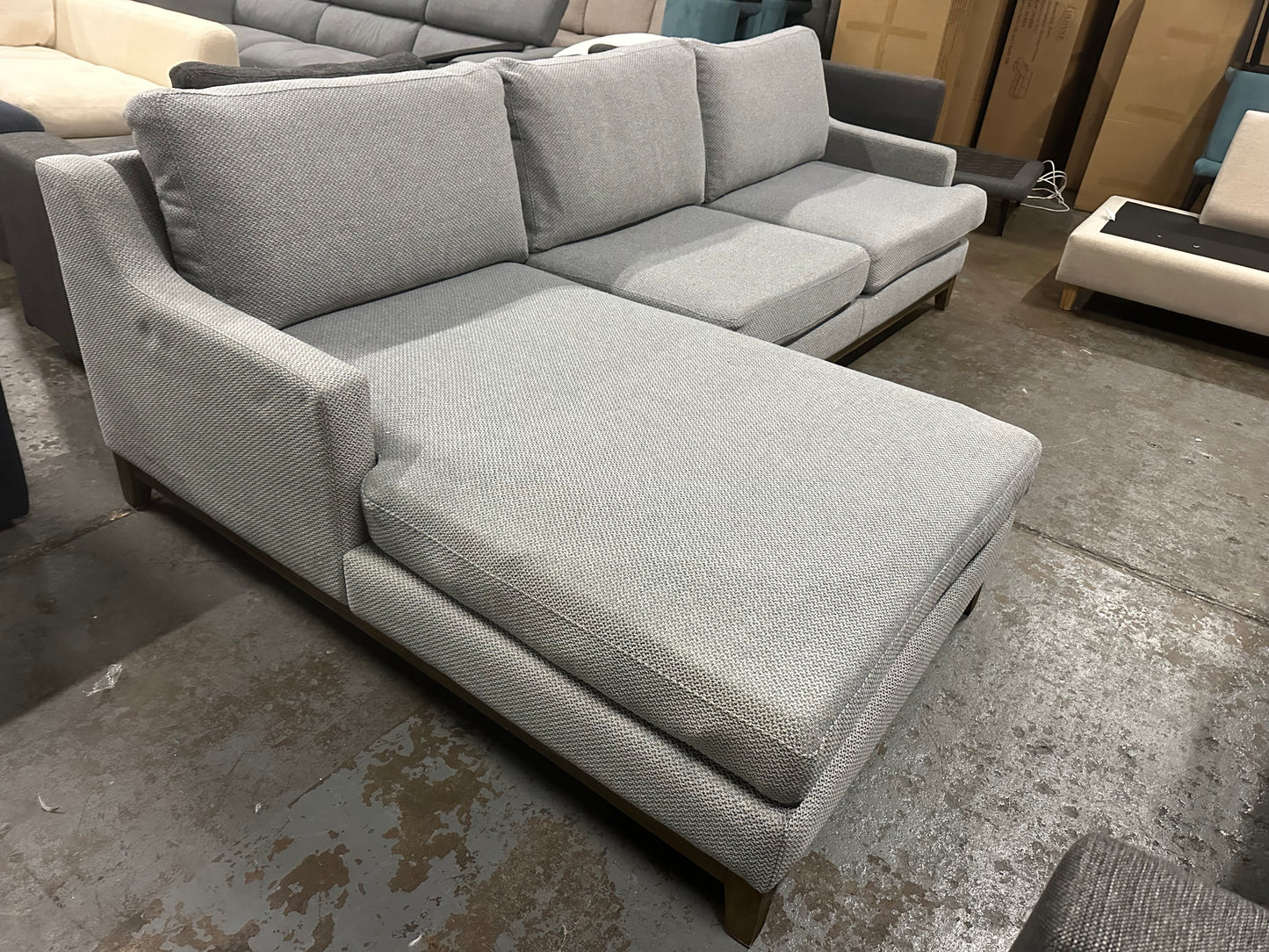 Large L-Shape Sofa Pre-Owned) Koala Living professionally cleaned