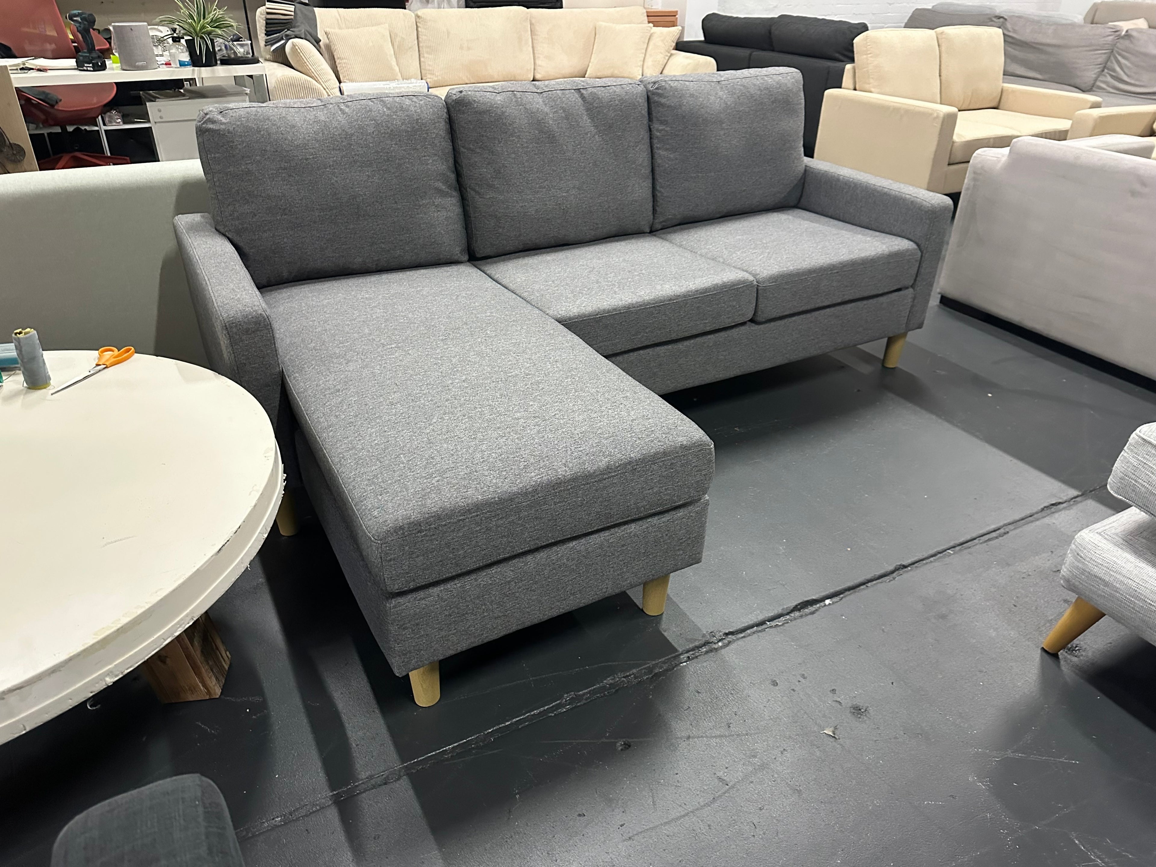 🩶 BRAND NEW REVERSIBLE L SHAPE SOFA 🩶