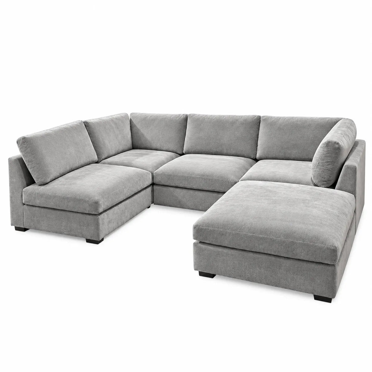 L Shape Wonda Modular Sofa – Light Grey