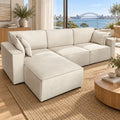 Amelia L Shape Sofa. Reversible chaise.