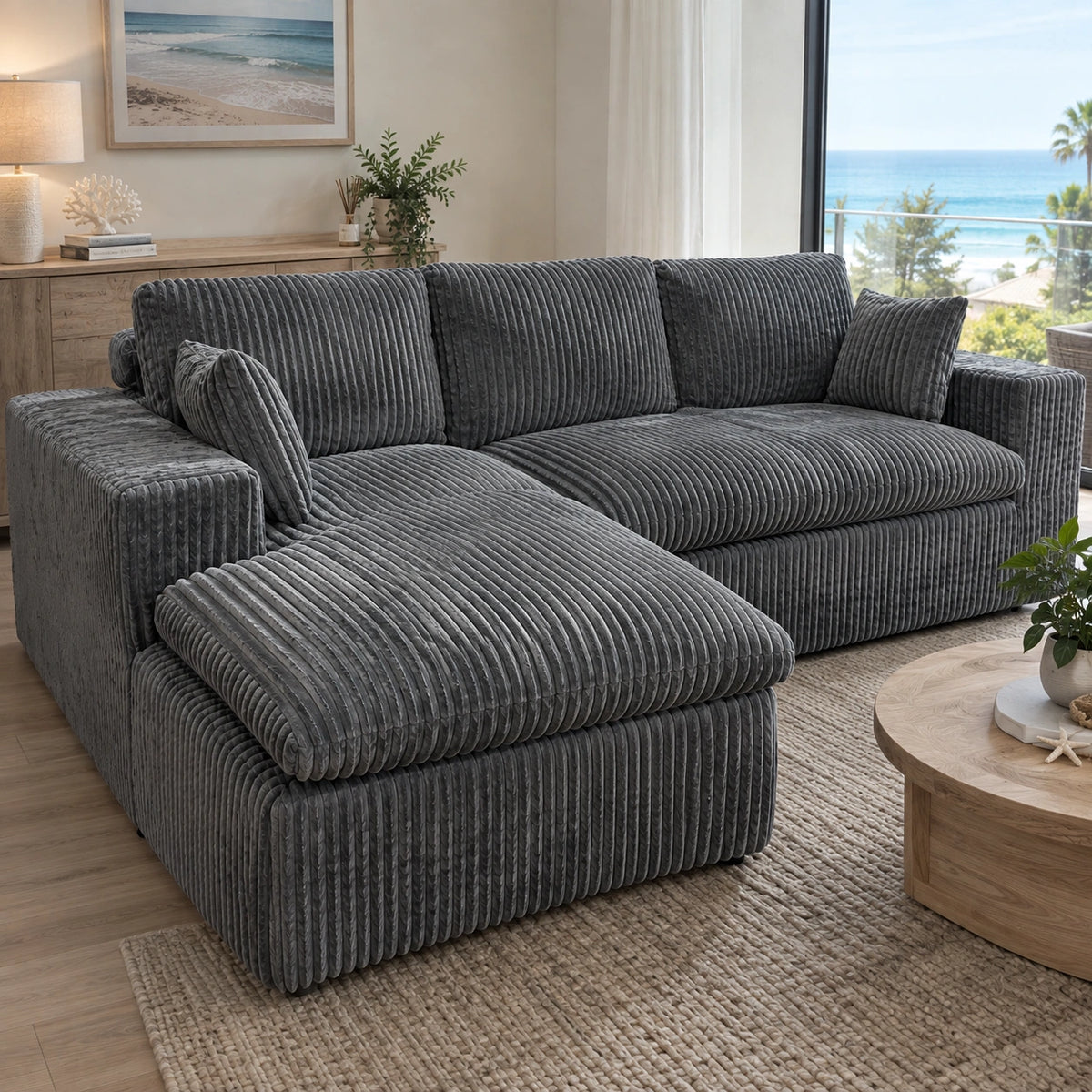 Brand new Cloud Compressed Sofa  - Grey