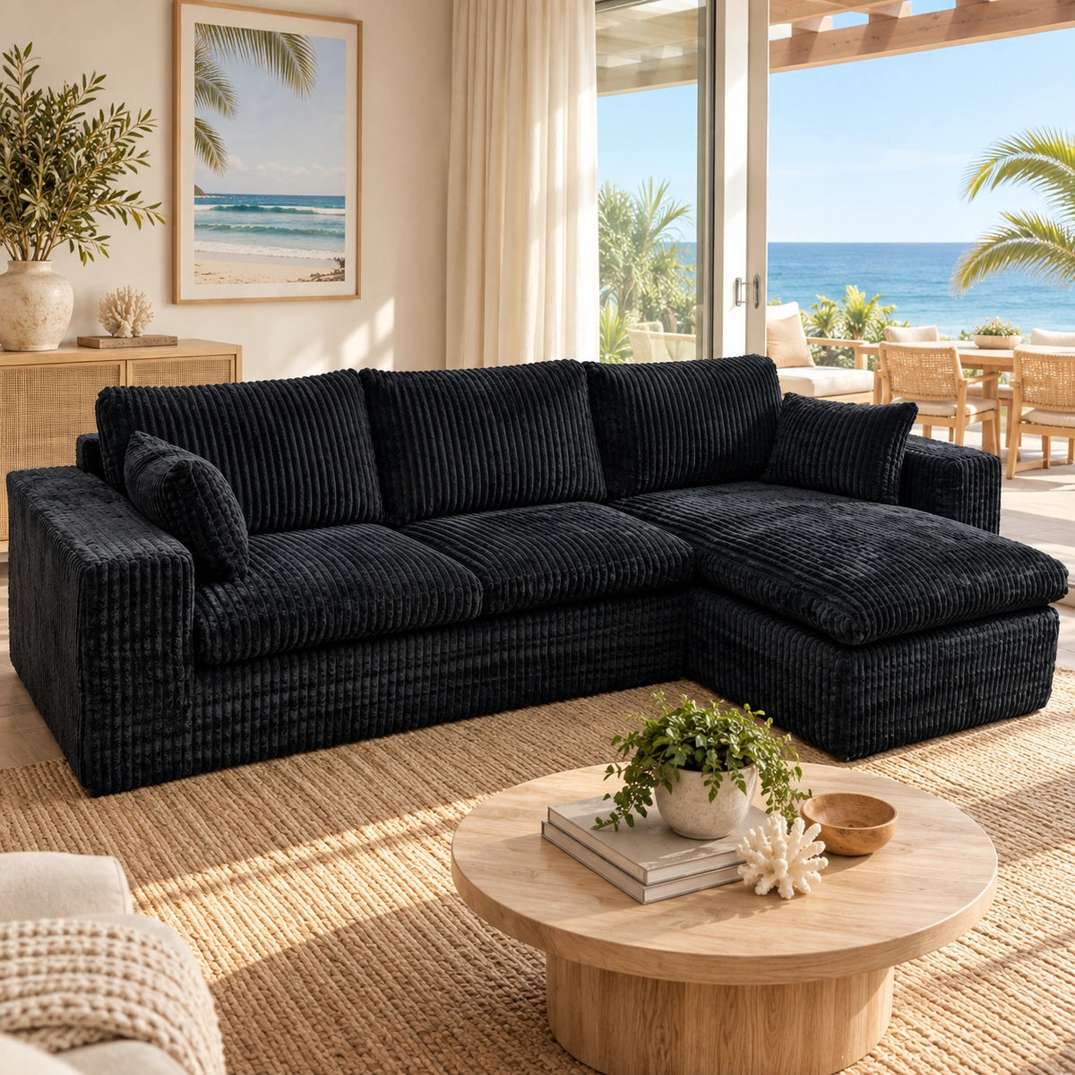 Brand new Cloud Compressed Sofa  - Black