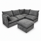 🛋️ Modular Cloud Style L shape Sofa – Fully Customisable Layout | Washable Covers