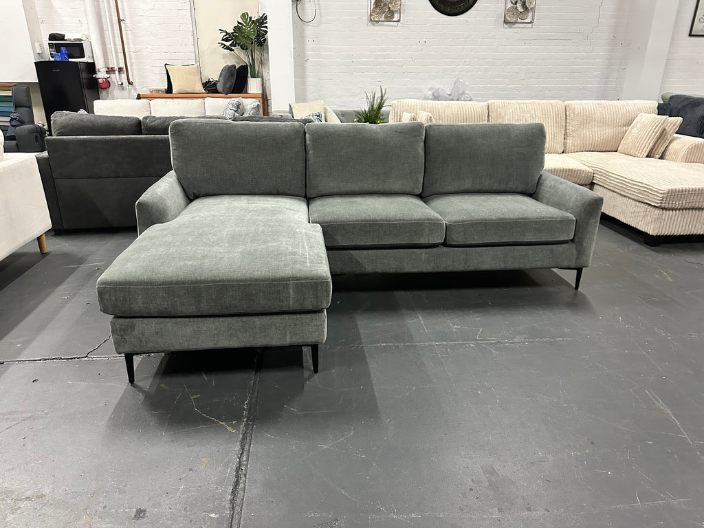 Aida Reversible Chaise Sofa – Grey