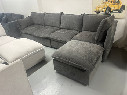 🛋️ Modular Cloud Style Sofa – Fully Customisable Layout | Washable Covers