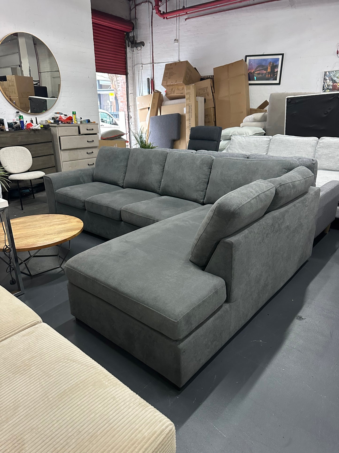 🩶 MASSIVE DESIGNER L SHAPE SOFA 🩶