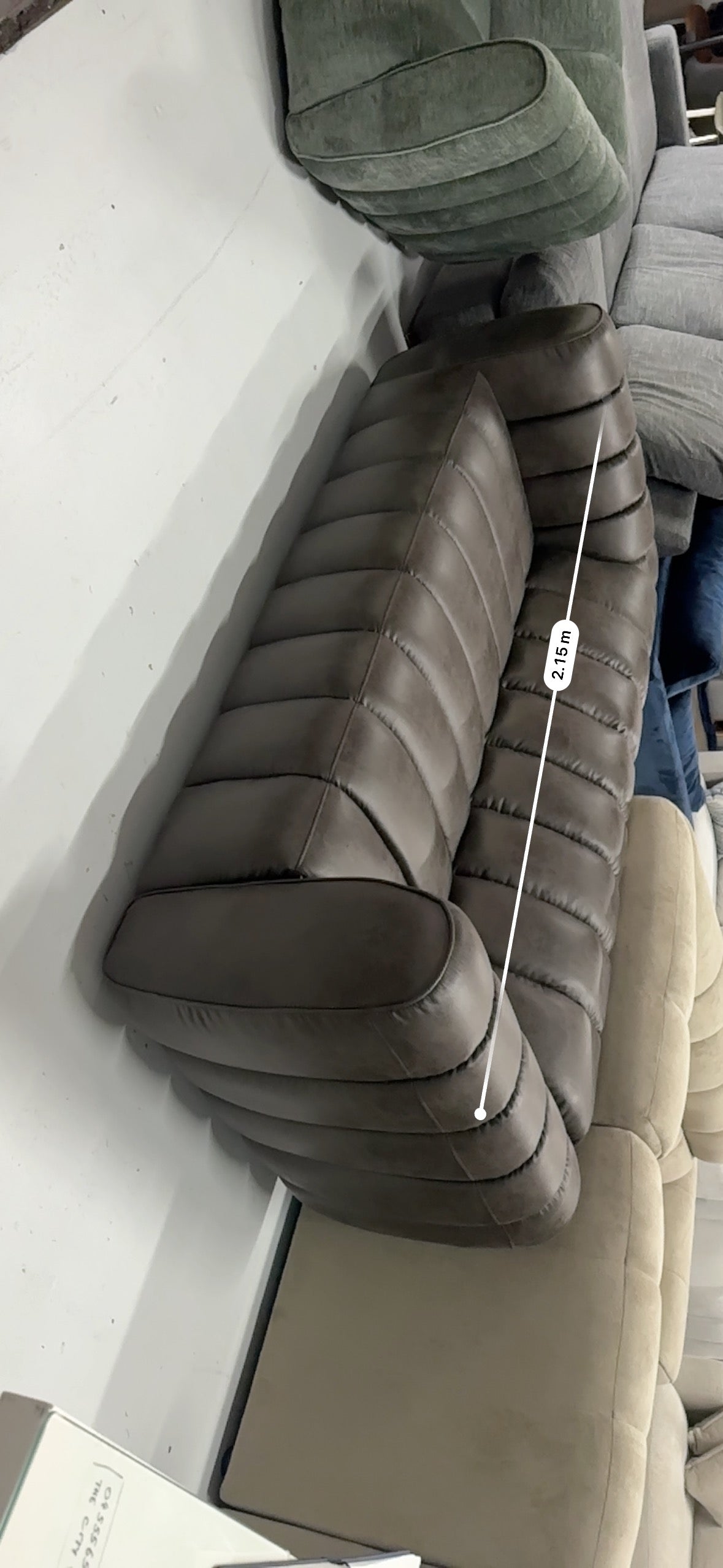 Albert technology fabric 3 seater  Sofa