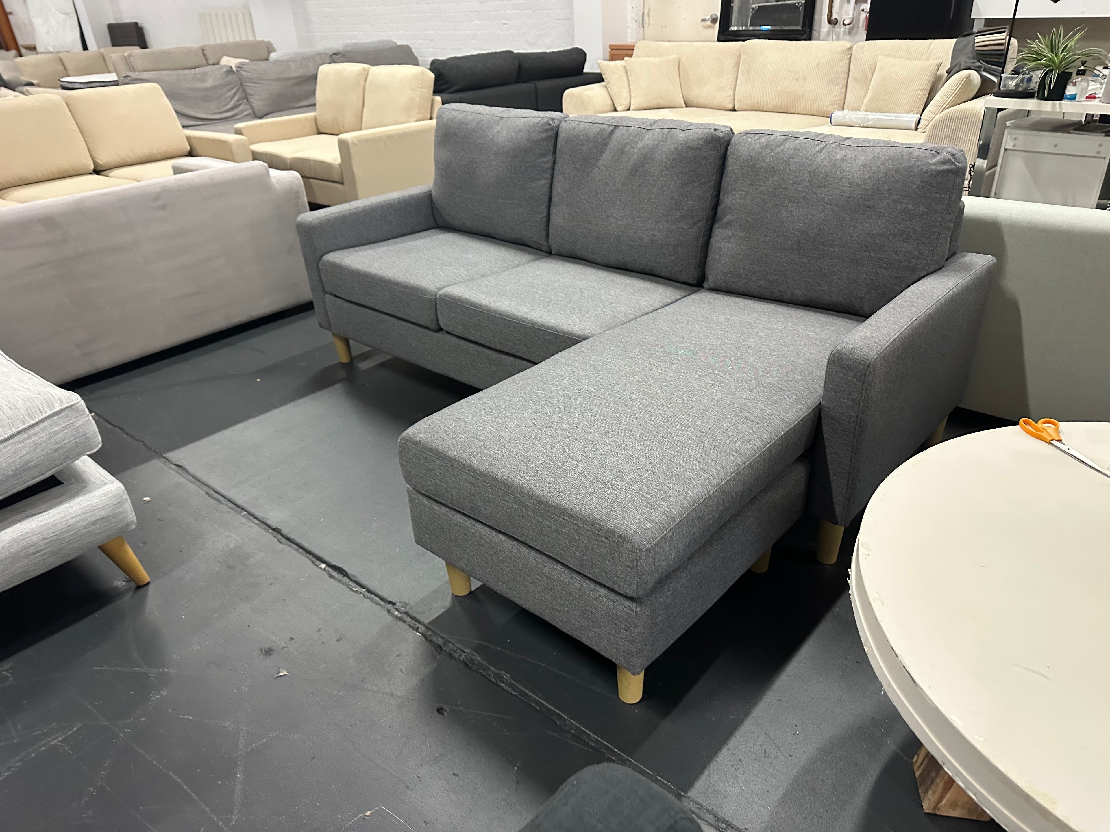 🩶 BRAND NEW REVERSIBLE L SHAPE SOFA 🩶