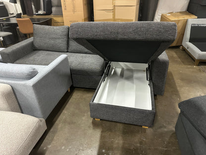 Fabric L shape Sofa Bed (Pre-Owned) Lounge lovers