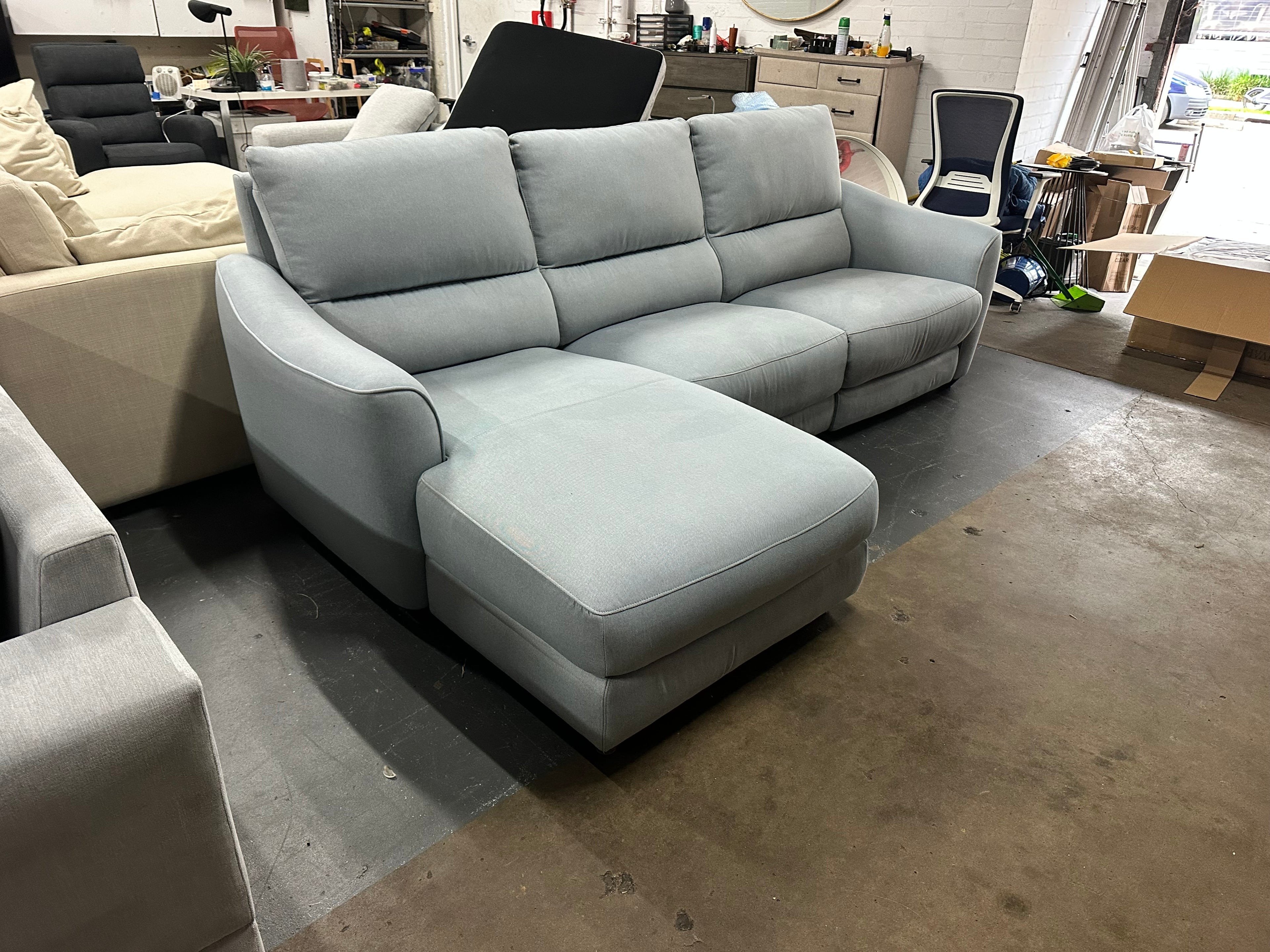 ✨ PLUSH SOFAS ELECTRIC RECLINER L SHAPE SOFA ✨