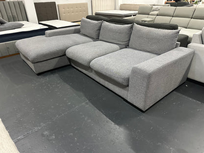 🔥 PREMIUM L SHAPE SOFA – AS NEW CONDITION! PROFESSIONALLY STEAM CLEANED FEATHER FILLED CUSHIONS🔥