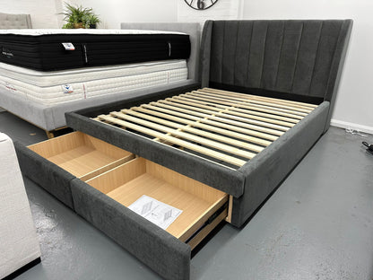 Amalfi Bed Frame with two Drawers