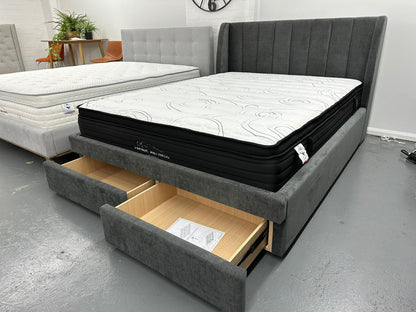 Amalfi Bed Frame with two Drawers